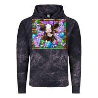 Cloud Black easter cow eggs flowers daisys Vintage Hoodie - Artiststas