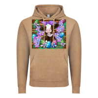 Vintage Coffee easter cow eggs flowers daisys Vintage Hoodie - Artiststas
