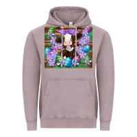 Vintage Zinc easter cow eggs flowers daisys Vintage Hoodie - Artiststas