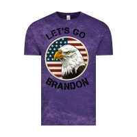 Cloud Purple Lets Go Brandon American Bald Eagle Vintage Tee - Jasminsmagicworld