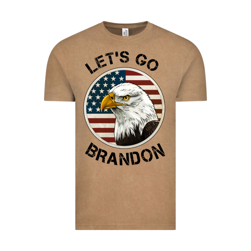 Lets Go Brandon American Bald Eagle Vintage Tee by Jasminsmagicworld | Teevron
