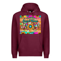 Burgundy proud nurse mom Premium Hoodie - JahusDesignShop