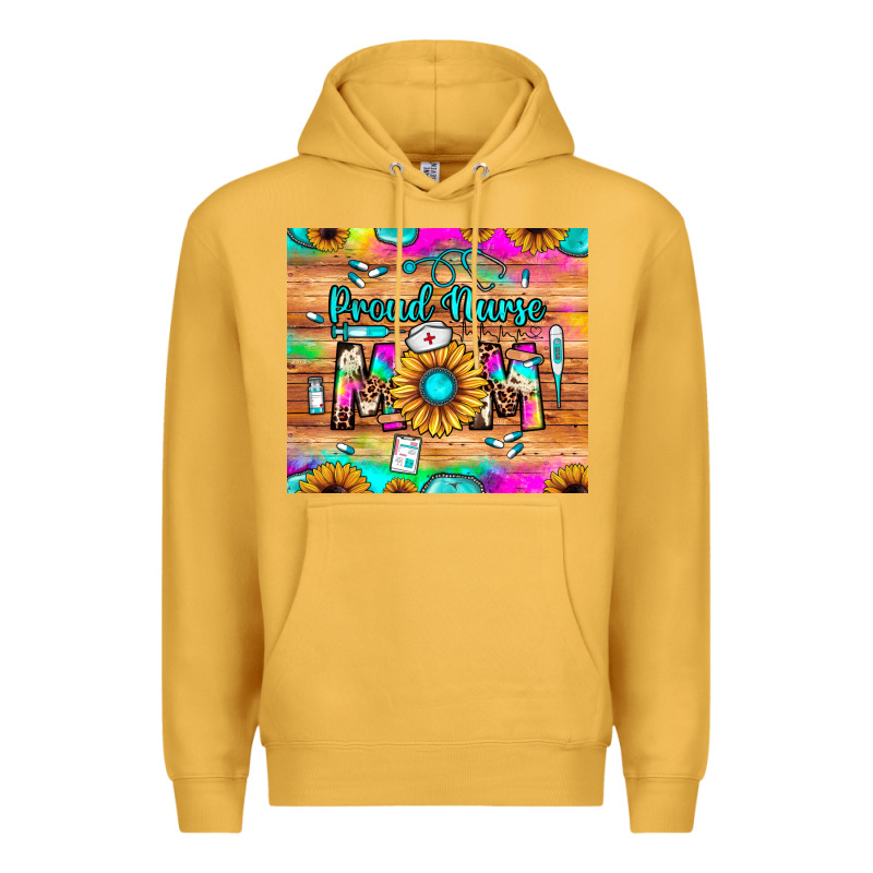 Proud Nurse Mom Premium Hoodie by JahusDesignShop | Teevron