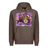 Coffee gnome on the truck tumbler hjf Premium Hoodie - HowdyJamesFarm