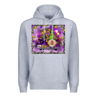 Heather Grey gnome on the truck tumbler hjf Premium Hoodie - HowdyJamesFarm