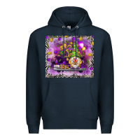Navy gnome on the truck tumbler hjf Premium Hoodie - HowdyJamesFarm