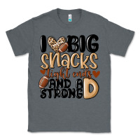 Charcoal Heather i love big sacks tight ends and a strong d Classic Tee - MaliasSmallBusiness