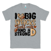 Heather Grey i love big sacks tight ends and a strong d Classic Tee - MaliasSmallBusiness