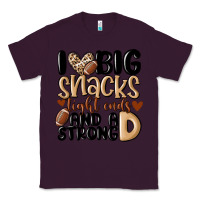 Plum i love big sacks tight ends and a strong d Classic Tee - MaliasSmallBusiness