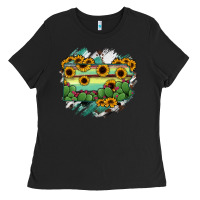 Black Pennsylvania State Map Ladies Tee - RanaPortraitStore
