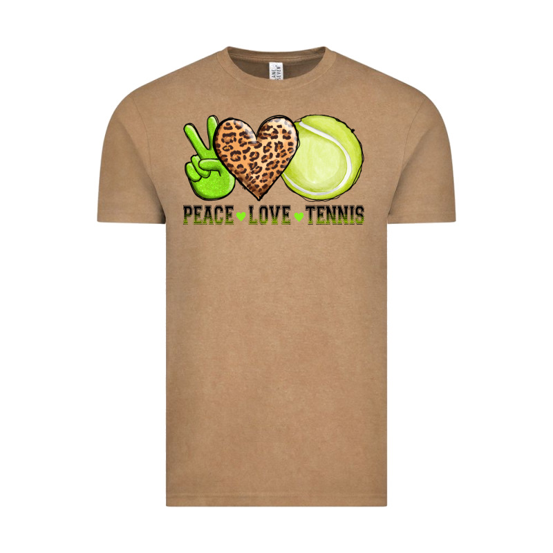 Peace Love Tennis Vintage Tee by AdoDesignShop | Teevron