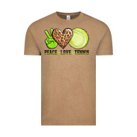 Vintage Coffee peace love tennis Vintage Tee - AdoDesignShop