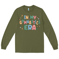 Army Green in my gymnastics era Long Sleeve Tee - MaliasSmallBusiness