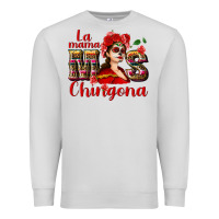 Dove Grey La mama mos Chingona Premium Sweatshirt - NancyCooperArtShop