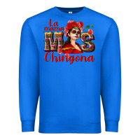 True Royal La mama mos Chingona Premium Sweatshirt - NancyCooperArtShop
