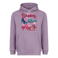 Lavender Queens wear pink Breast Cancer Heavyweight Hoodie - NancyCooperArtShop