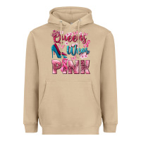 Mushroom Queens wear pink Breast Cancer Heavyweight Hoodie - NancyCooperArtShop
