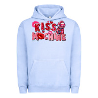 Pigment Grape Ice Kiss machine Valentine's Day Urban Hoodie - FaDigitalArtStudio