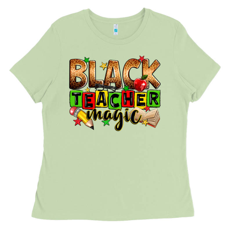 Black Teacher Magic Juneteenth Ladies Tee by Zillion Design Studio | Teevron