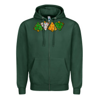 Sports Green christmas tree cookies Zipper Hoodie - LillyAllenDesigns