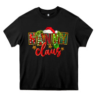 Black Christmas nanny claus Heavy Core Tee - FaDigitalArtStudio