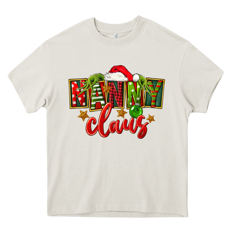 Christmas Nanny Claus Heavy Core Tee by FaDigitalArtStudio | Teevron