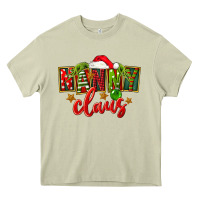 Mossy Christmas nanny claus Heavy Core Tee - FaDigitalArtStudio