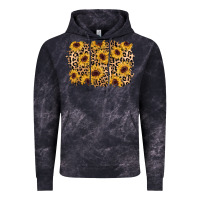 Cloud Black sunflower leopard background Vintage Hoodie - AdoDesignShop