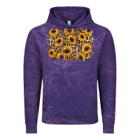 Cloud Purple sunflower leopard background Vintage Hoodie - AdoDesignShop