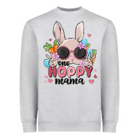 Heather Grey one hoppy mama Heavyweight Sweatshirt - MaliasSmallBusiness