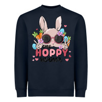 Navy one hoppy mama Heavyweight Sweatshirt - MaliasSmallBusiness
