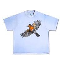 Grape Ice Flying American Robin Urban Heavy Tee - LillyAllenDesigns