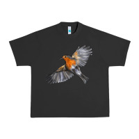 Pigment Black Flying American Robin Urban Heavy Tee - LillyAllenDesigns