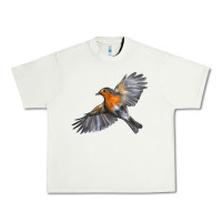 Pistachio Flying American Robin Urban Heavy Tee - LillyAllenDesigns