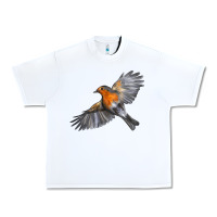 White Flying American Robin Urban Heavy Tee - LillyAllenDesigns