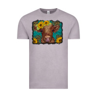 Vintage Zinc western leopard buffalo plaid baby highland cow Vintage Tee - BarkalooDesign