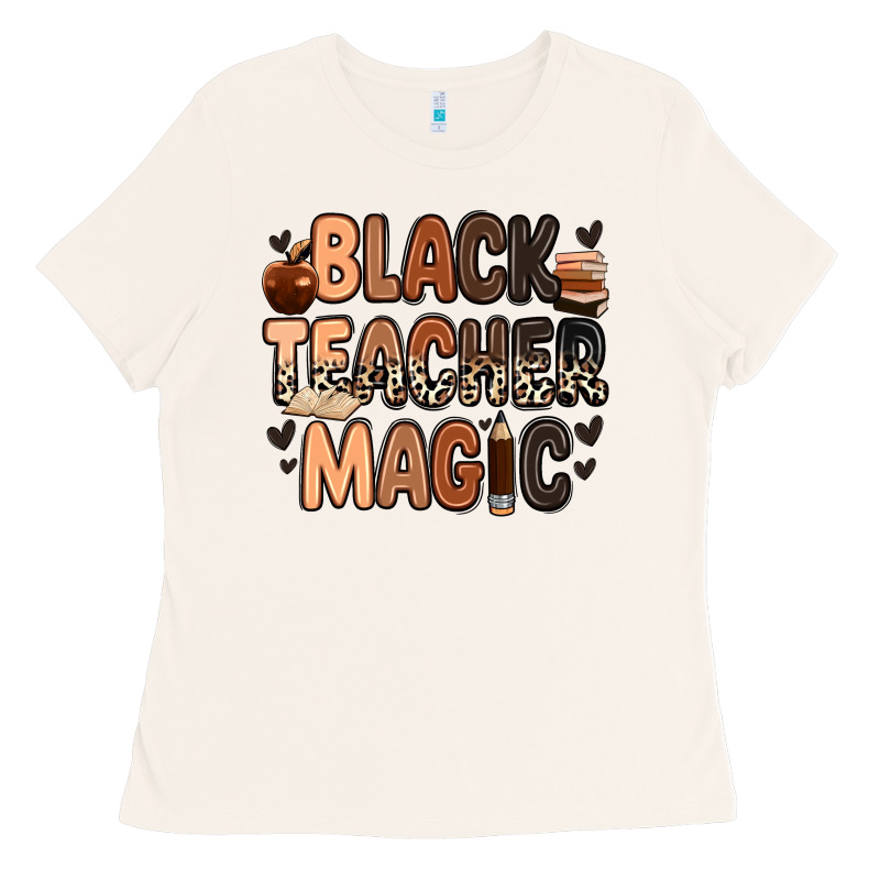 Black Teacher Magic Juneteenth Ladies Tee by Zillion Design Studio | Teevron