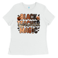 White Black Teacher magic juneteenth Ladies Tee - Zillion Design Studio