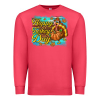 Cardinal Happy Turkey Day Premium Sweatshirt - texasbilliewilder