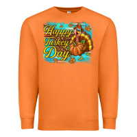 Carrot Happy Turkey Day Premium Sweatshirt - texasbilliewilder