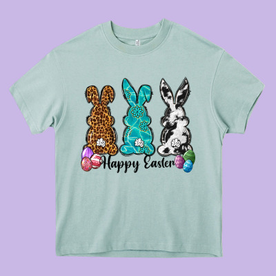 Western Happy Easter Peeps Heavy Core Tee Designed By Neo Western