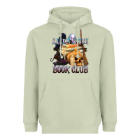Matcha Salem Witch Book Club Heavyweight Hoodie - texasbilliewilder