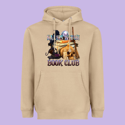 Salem Witch Book Club Heavyweight Hoodie Designed By Texasbilliewilder