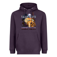Plum Salem Witch Book Club Heavyweight Hoodie - texasbilliewilder