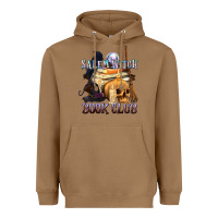 Toasted Coconut Salem Witch Book Club Heavyweight Hoodie - texasbilliewilder