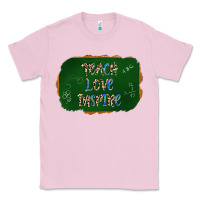 Bubblegum Pink teach love inspire chalkboard Classic Tee - AdoDesignShop