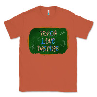 Copper teach love inspire chalkboard Classic Tee - AdoDesignShop