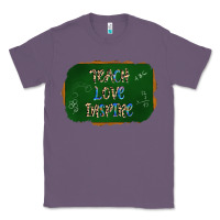 Lavender teach love inspire chalkboard Classic Tee - AdoDesignShop