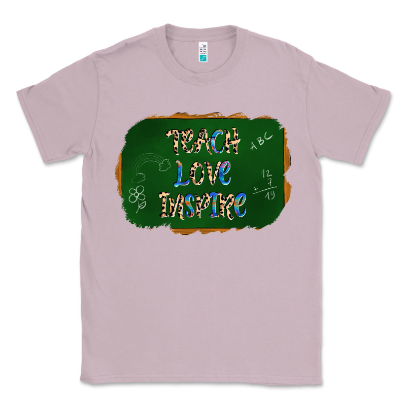 Teach Love Inspire Chalkboard Classic Tee by AdoDesignShop | Teevron