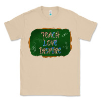 Mushroom teach love inspire chalkboard Classic Tee - AdoDesignShop